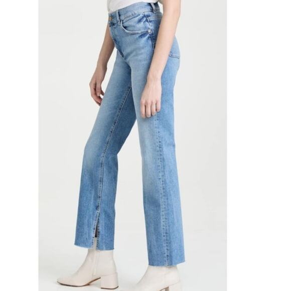 Dl1961 Patti vintage straight jeans reef raw split hem - Picture 2 of 14